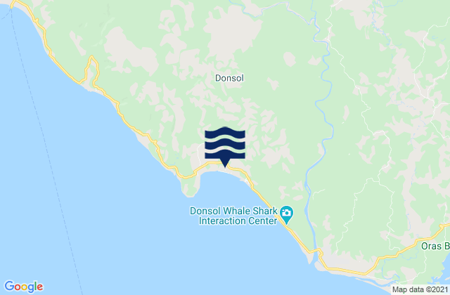 Jovellar, Philippinesの潮見表地図