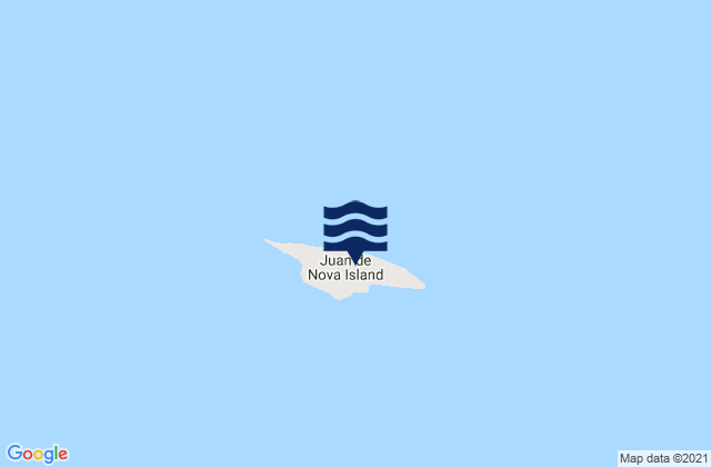 Juan de Nova Island, French Southern Territoriesの潮見表地図