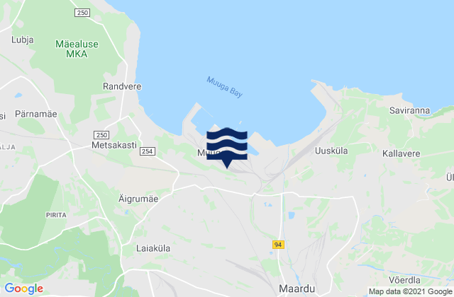Jüri, Estoniaの潮見表地図