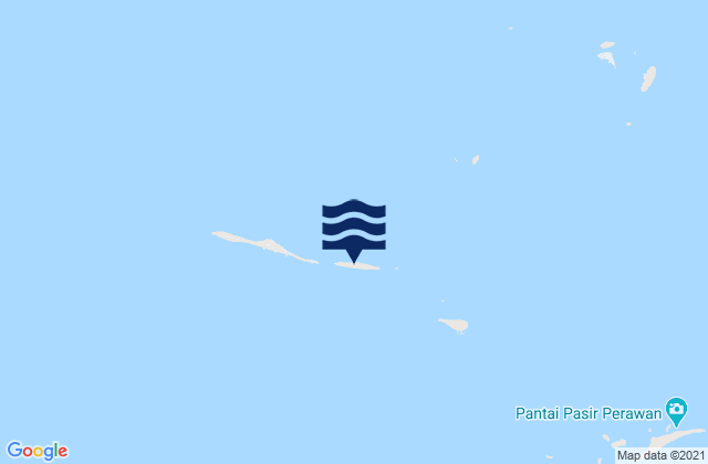 Kabupaten Administrasi Kepulauan Seribu, Indonesiaの潮見表地図