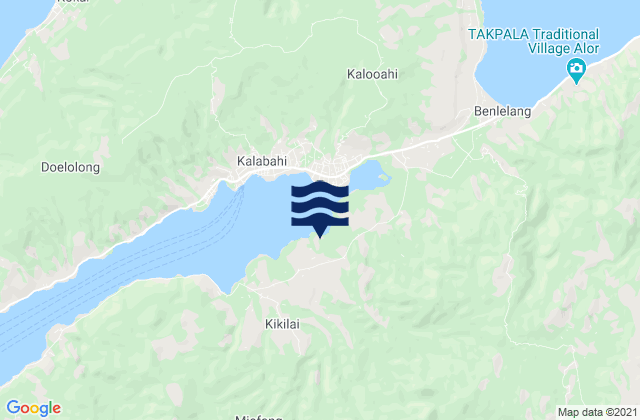 Kabupaten Alor, Indonesiaの潮見表地図