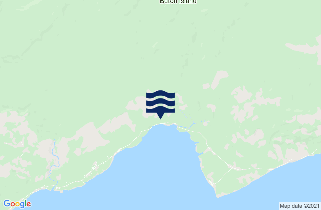 Kabupaten Buton, Indonesiaの潮見表地図