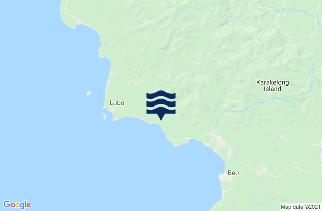 Kabupaten Kepulauan Talaud, Indonesiaの潮見表地図