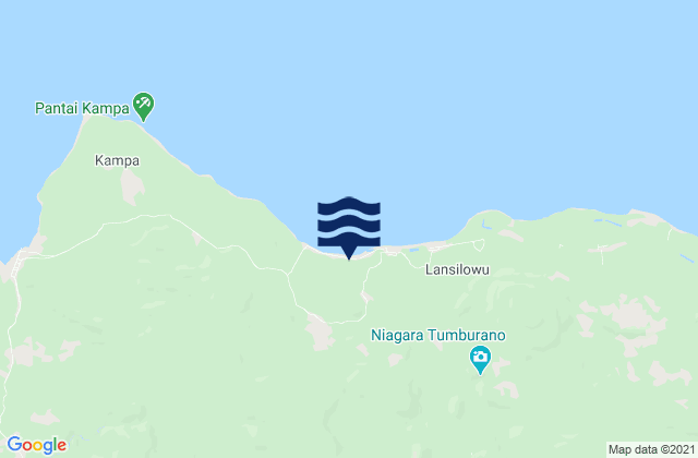 Kabupaten Konawe Kepulauan, Indonesiaの潮見表地図