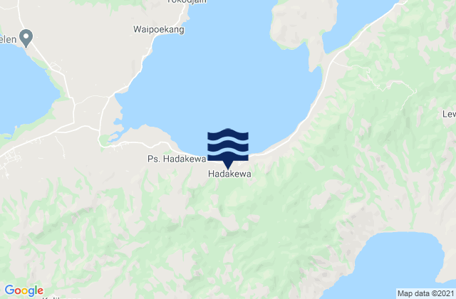 Kabupaten Lembata, Indonesiaの潮見表地図