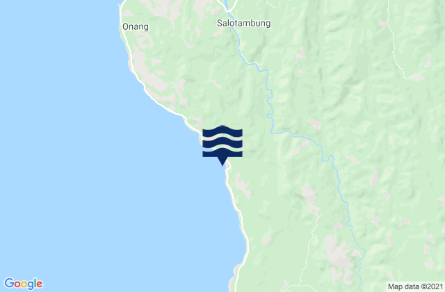 Kabupaten Majene, Indonesiaの潮見表地図
