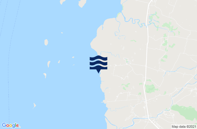 Kabupaten Pangkajene Dan Kepulauan, Indonesiaの潮見表地図