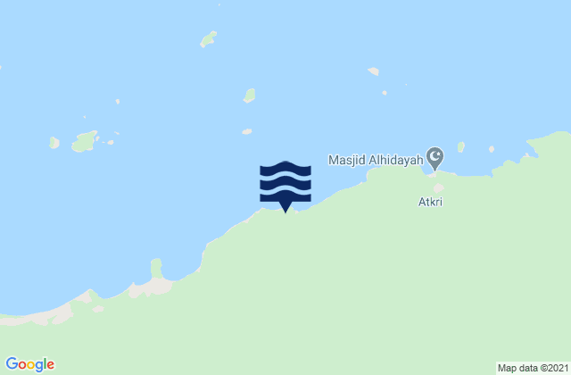 Kabupaten Raja Ampat, Indonesiaの潮見表地図