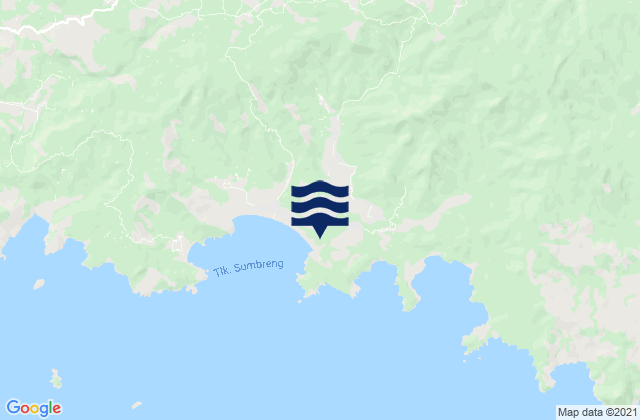 Kabupaten Trenggalek, Indonesiaの潮見表地図
