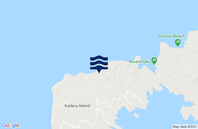 Kadavu Province, Fijiの潮見表地図