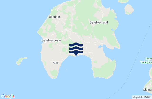 Kaisalun, Indonesiaの潮見表地図