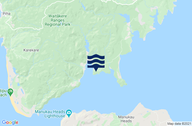 Kaitarakihi Bay, New Zealandの潮見表地図