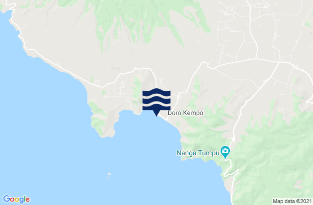 Kalate, Indonesiaの潮見表地図