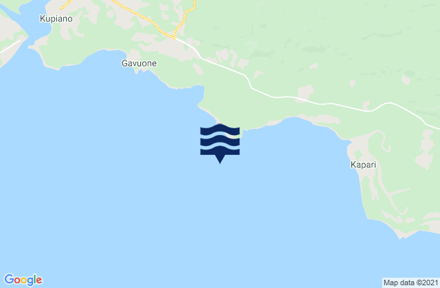 Kaligola Point, Papua New Guineaの潮見表地図