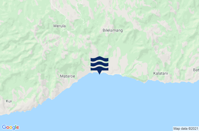 Kalunan, Indonesiaの潮見表地図