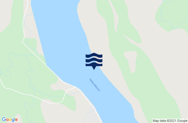 Kamenka Mezen River, Russiaの潮見表地図