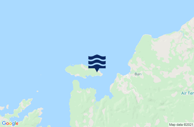 Kampungbajo, Indonesiaの潮見表地図