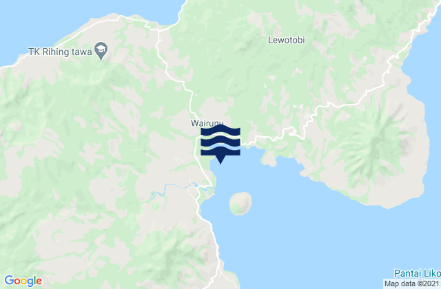 Kanada, Indonesiaの潮見表地図