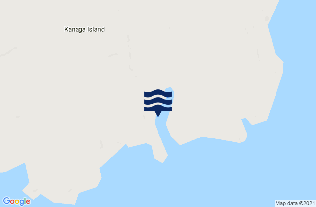 Kanaga Bay, United Statesの潮見表地図