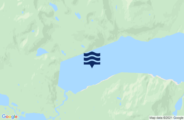 Kangalaksiorvik Fiord, Canadaの潮見表地図