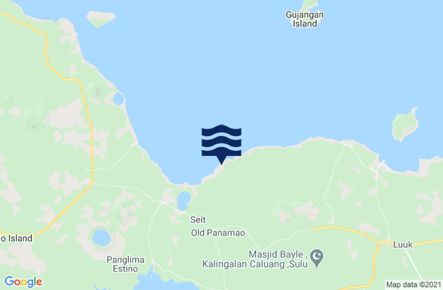 Kansipati, Philippinesの潮見表地図