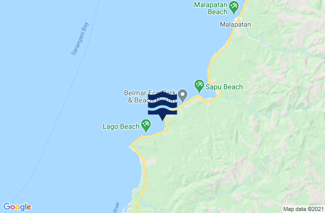 Kapatan, Philippinesの潮見表地図