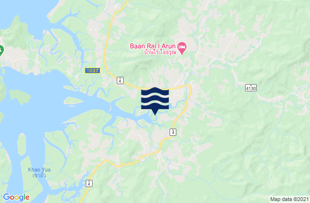 Kapoe, Thailandの潮見表地図