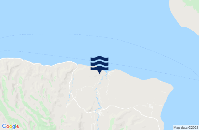 Kara, Indonesiaの潮見表地図