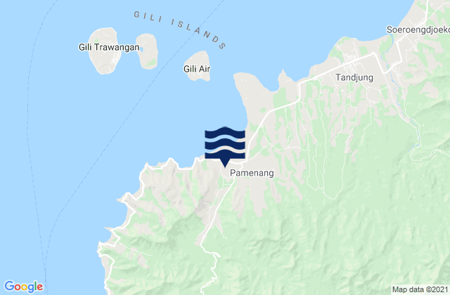 Karangsubagan, Indonesiaの潮見表地図