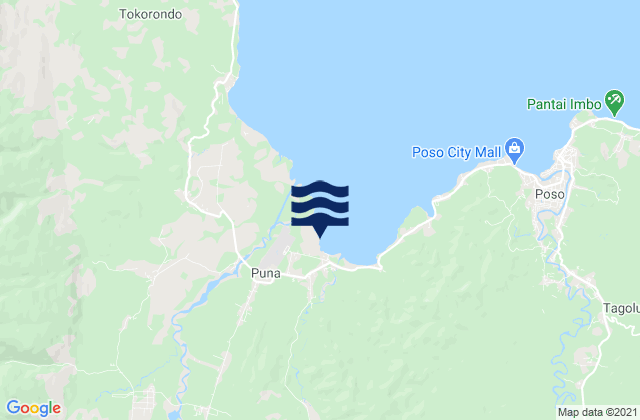 Kasiguncu, Indonesiaの潮見表地図