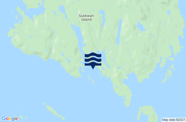 Kasook Inlet, United Statesの潮見表地図