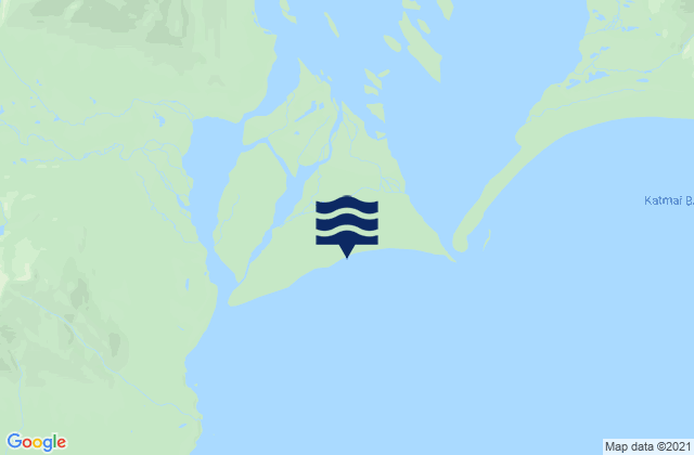 Katmai Bay Shelikof Strait, United Statesの潮見表地図