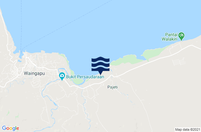 Kawangu, Indonesiaの潮見表地図