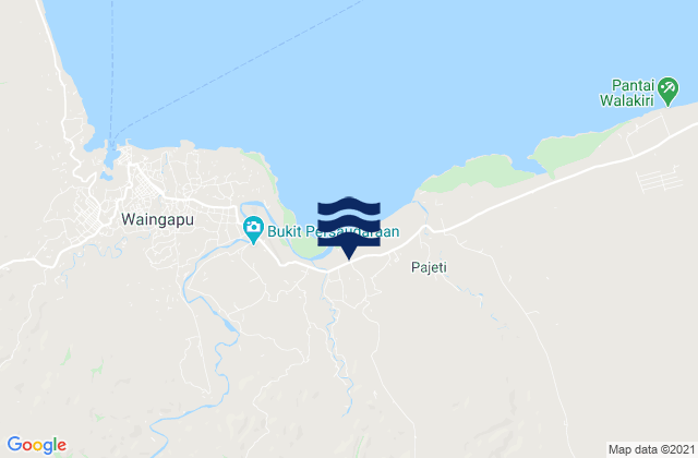 Kawangu Satu, Indonesiaの潮見表地図