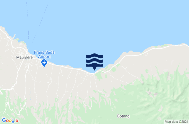 Kawapante, Indonesiaの潮見表地図