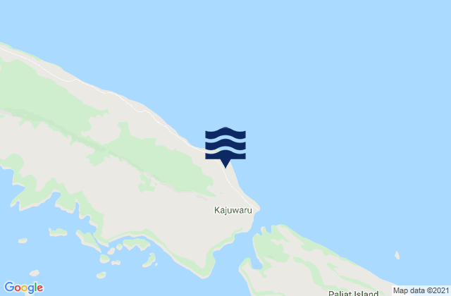 Kayuaru, Indonesiaの潮見表地図