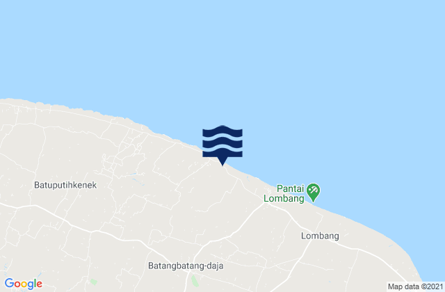 Kayukembang, Indonesiaの潮見表地図