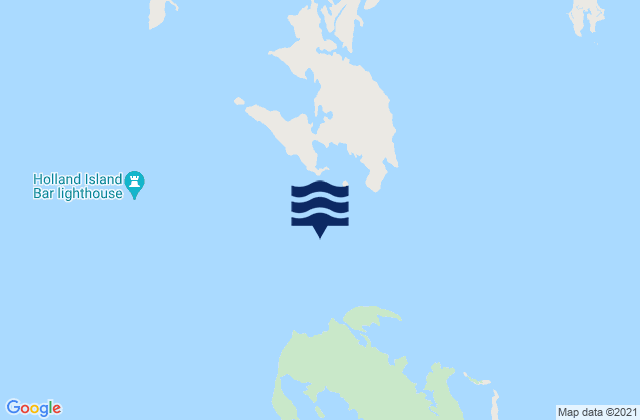 Kedges Strait Buoy '4', United Statesの潮見表地図