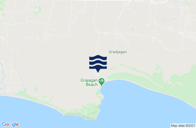 Kedungrejo, Indonesiaの潮見表地図