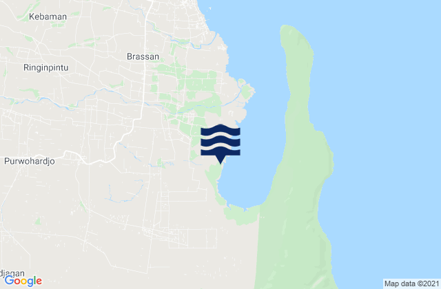 Kedungsumur, Indonesiaの潮見表地図