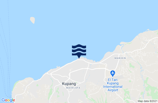 Kelapalima, Indonesiaの潮見表地図