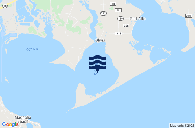 Keller Bay, United Statesの潮見表地図
