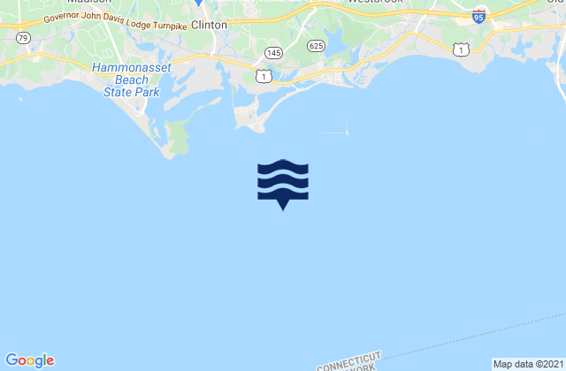 Kelsey Point 1 mile south of, United Statesの潮見表地図