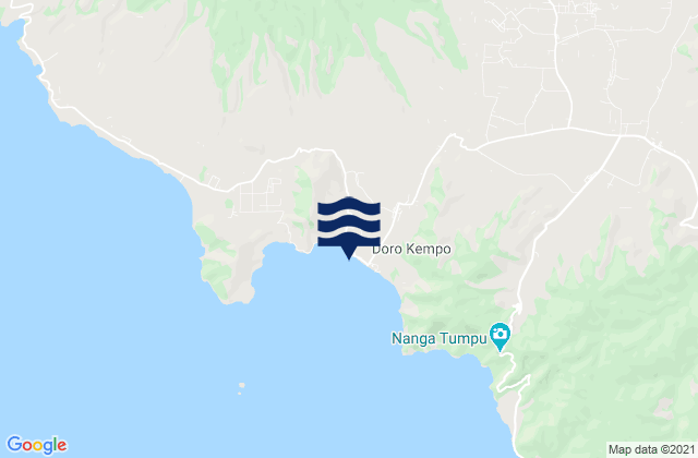 Kempo, Indonesiaの潮見表地図
