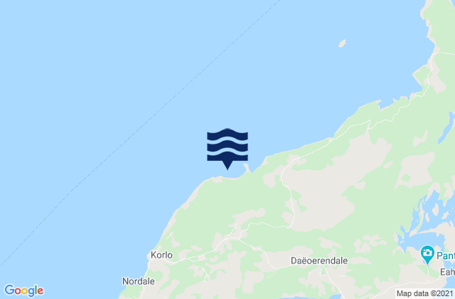 Kenamoen, Indonesiaの潮見表地図