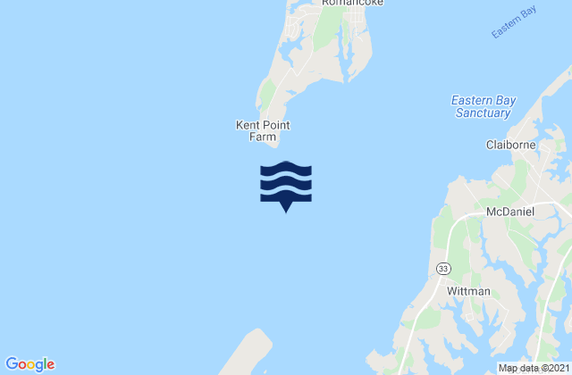 Kent Point 1.3 miles south of, United Statesの潮見表地図