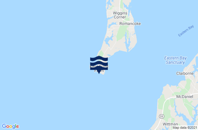 Kent Point, United Statesの潮見表地図