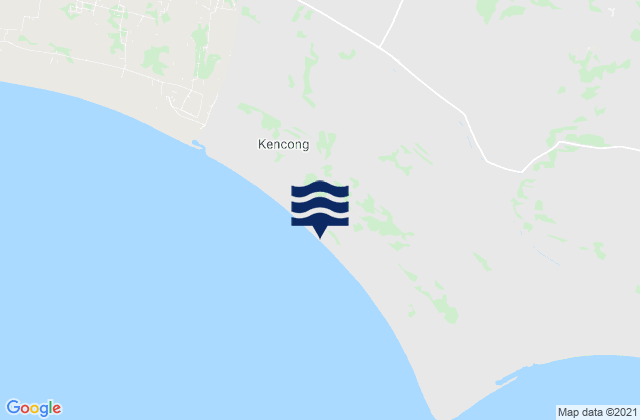 Kesambilerenkrajan, Indonesiaの潮見表地図