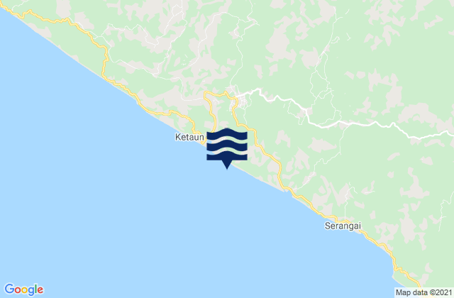Ketahun, Indonesiaの潮見表地図