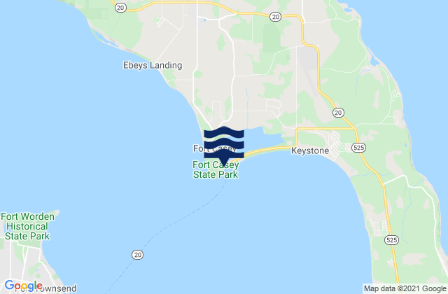 Keystone Harbor, United Statesの潮見表地図